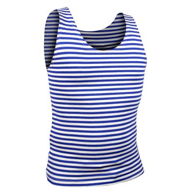 Canotta MARINE a righe AZZURRA