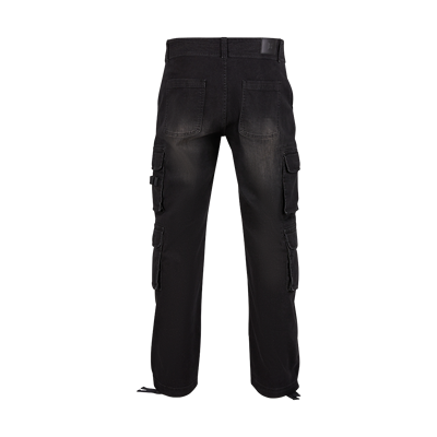 Pantaloni jeans Denim CARGO NERI BRANDIT 1026 2