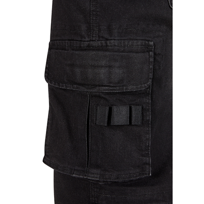 Pantaloni jeans Denim CARGO NERI BRANDIT 1026 4