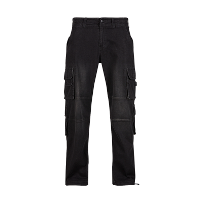 Pantaloni jeans Denim CARGO NERI