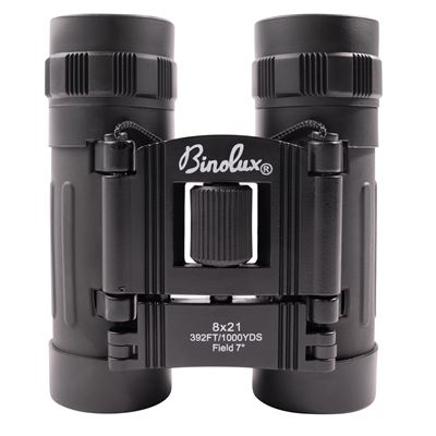 Binocolo 8x21 pieghevole BINOCULARS NERO ROTHCO 10280 8