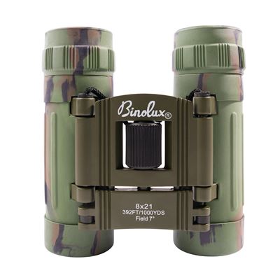 Binocolo 8x21 pieghevole mimetico WOODLAND ROTHCO 10281 8