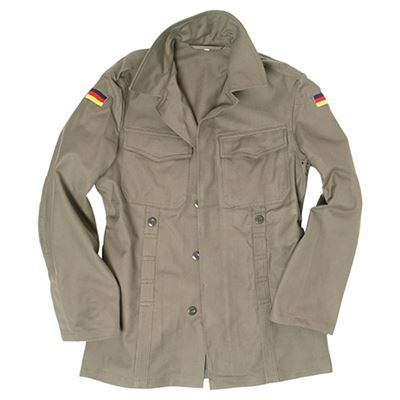 Camicia BW moleskin prelavata VERDE