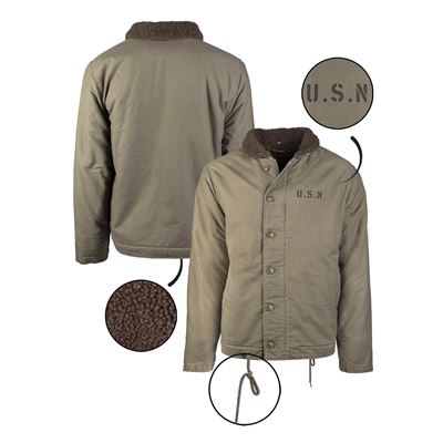Giacca invernale con pelliccia USN N-1 MIL-TEC® 10320001 2