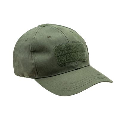 Cappellino da baseball in tessuto Rip-Stop VELCRO OLIVE DRAB