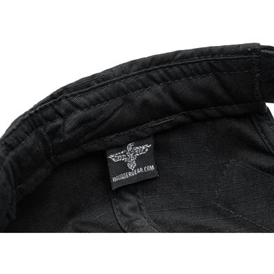 Cappellino da baseball in tessuto Rip-Stop VELCRO NERO INVADERGEAR 103399-60 7