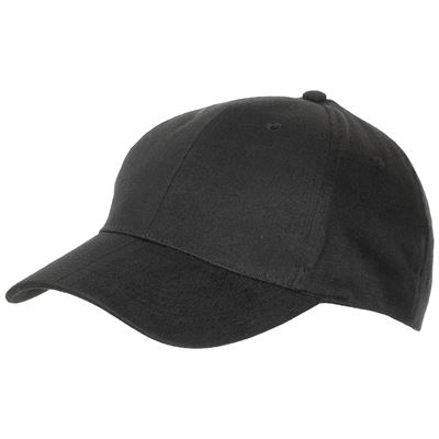 Cappellino da baseball a profilo basso NERO