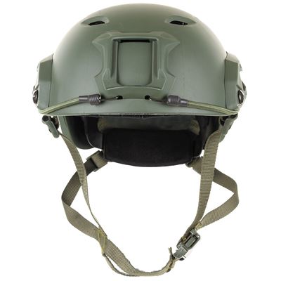 Casco da paracadutista FAST completo VERDE MFH 10561B 2