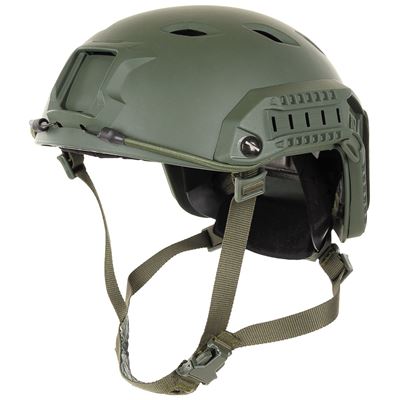 Casco da paracadutista FAST completo VERDE