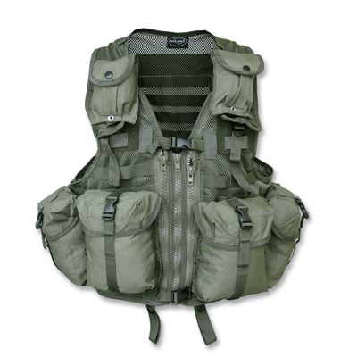 Gilet tattico MODULAR SYSTEM con 8 tasche VERDE