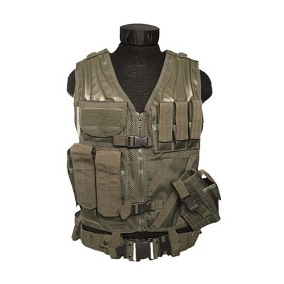 Gilet tattico CROSSDRAW USMC VERDE