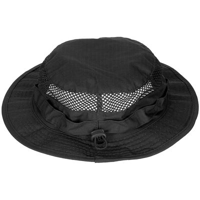 Cappello Mesh Boonie NERO MFH 10720A 2