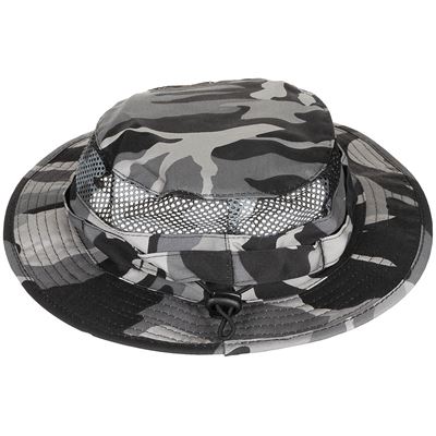 Cappello Mesh Boonie GREY CAMO MFH 10720M 2