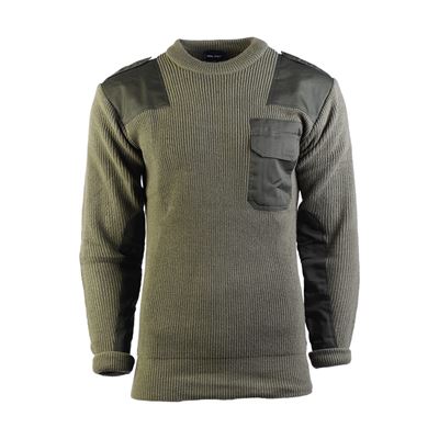 Maglione BW ACRYL con tasca VERDE