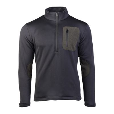 Felpa THERMO-FLEECE ¾ ZIP NERA