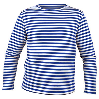 Maglietta da marinaio MARINE maniche lunghe AZZURRO CHIARO