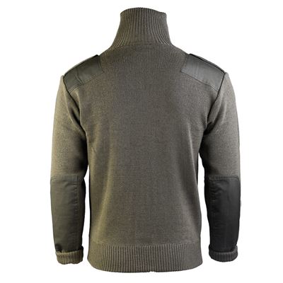 Maglione di lana con zip lunga e tasca VERDE MIL-TEC® 10820001 2