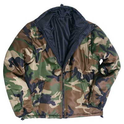 Giacca BRITISH reversibile WOODL / NERO