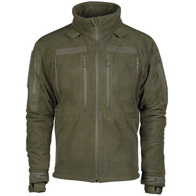 Giacca in pile con membrana TPU PLUS VERDE