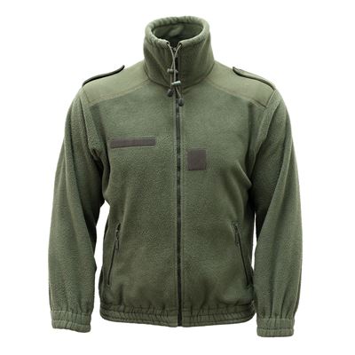 Giacca francese in pile VERDE originale usata Esercito francese 10856-G 2