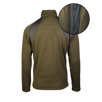 Felpa outdoor STRUCTURE-FLEECE VERDE MIL-TEC® 10856801 2