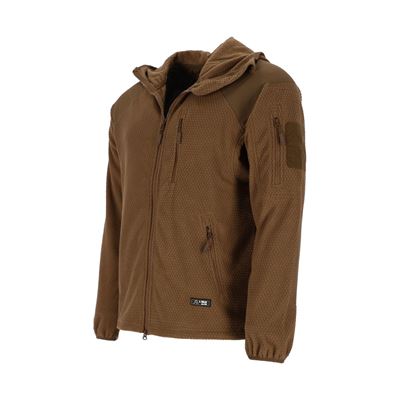Felpa con cappuccio e zip in pile DELTA COYOTE AB 10857003 6