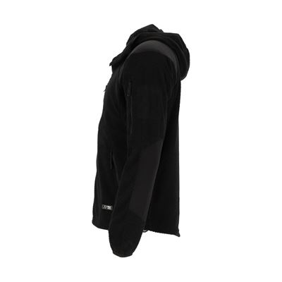 Felpa con cappuccio e zip in pile DELTA NERA AB 10857006 5