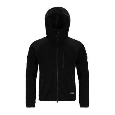 Felpa con cappuccio e zip in pile DELTA NERA AB 10857006 4