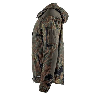 Felpa con cappuccio e zip in pile DELTA FLECKTARN AB 10857021 2