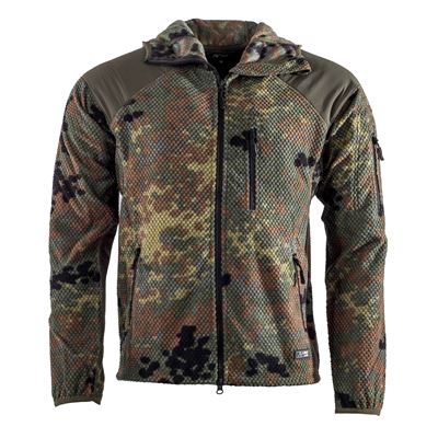 Felpa con cappuccio e zip in pile DELTA FLECKTARN AB 10857021 4