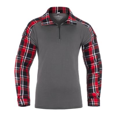 Camicia tattica in flanella ROSSA