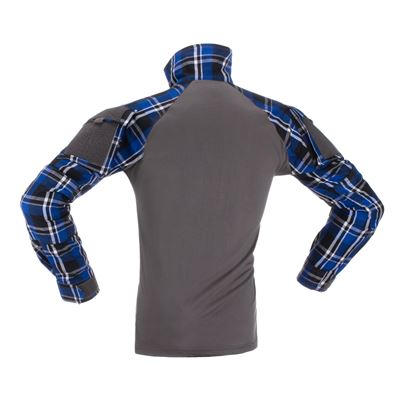 Camicia tattica in flanella BLU INVADERGEAR 108601-700 3