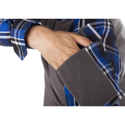 Camicia tattica in flanella BLU INVADERGEAR 108601-700 5