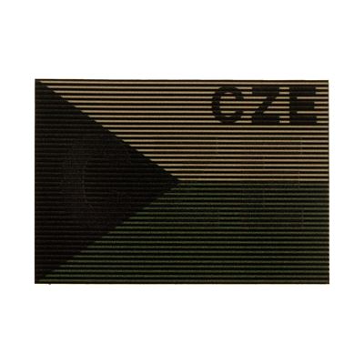 Tessera Dual IR con bandiera della Repubblica Ceca RAL 7013 CLAWGEAR 1086133-2 4