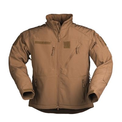 Giacca softshell SCU 14 DARK COYOTE