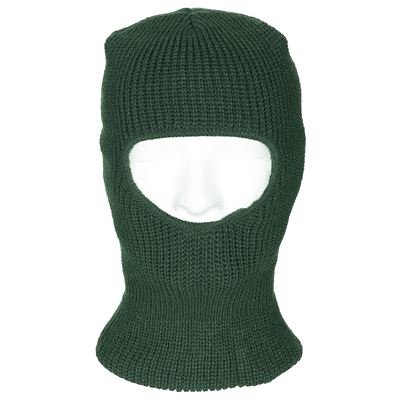 Berretto lavorato a maglia con un foro Acrilico VERDE