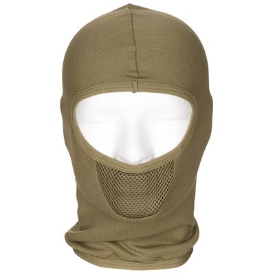 Cappuccio TACTICAL a foro singolo COYOTE