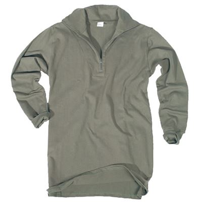 Maglietta BW con zip VERDE nuova