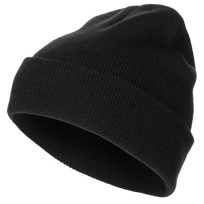 Cappello lavorato a maglia fine Acrilico NERO