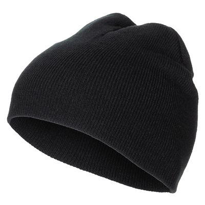 Berretto BEANIE lavorato a maglia fine Acrilico NERO
