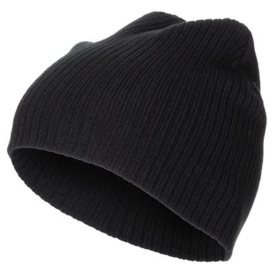 Berretto BEANIE lavorato a maglia Rip extra corto NERO