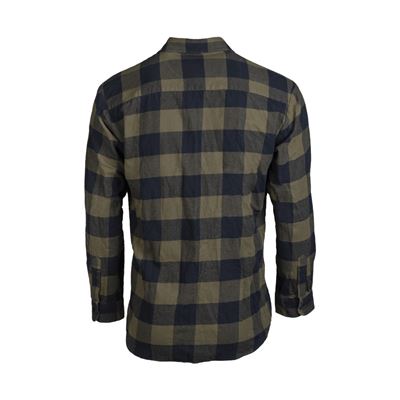 Camicia estiva da boscaiolo con bottoni VERDE/NERO MIL-TEC® 10939001 2