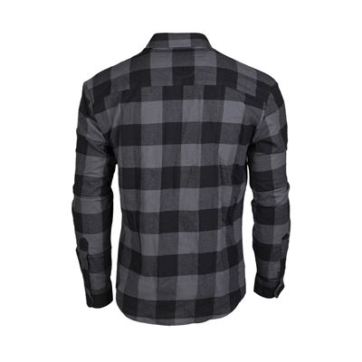 Camicia da boscaiolo estiva con bottoni GRIGIO/NERO MIL-TEC® 10939008 2