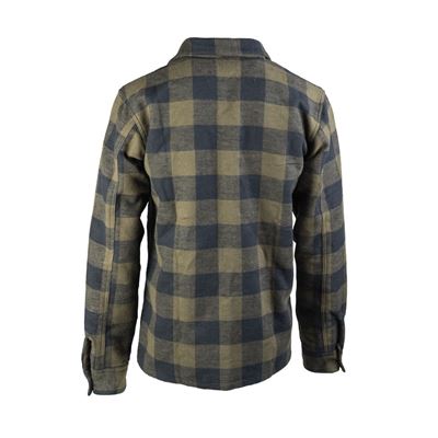 Camicia da boscaiolo con bottoni VERDE E NERO MIL-TEC® 10940002 2
