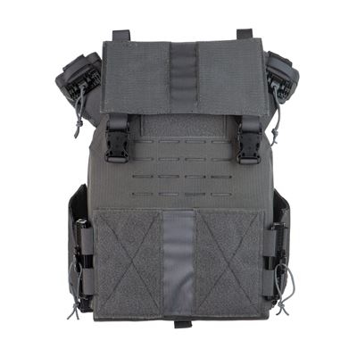 Gilet REAPER QRB Plate Carrier porta piastre WOLF GREY INVADERGEAR 1095672-10 9