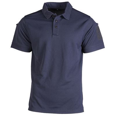 Maglietta/polo TACTICAL QUICK DRY manica corta BLU