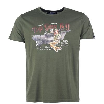 Maglietta a maniche corte PIN UP VERDE