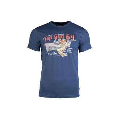 Maglietta a maniche corte PIN UP BLU