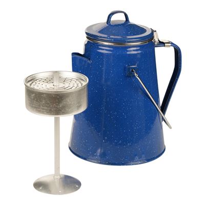 Bollitore WESTERN smaltato con caffettiera 2 litri BLU  110679 5