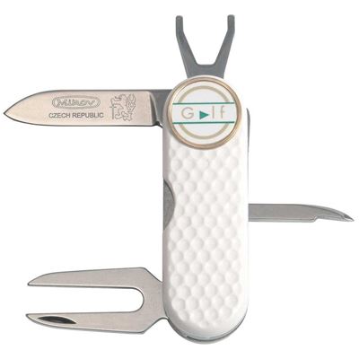 Coltello da golf INOX impugnatura PLASTICA BIANCA